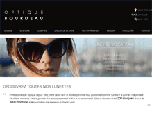 Tablet Screenshot of bourdeauoptique.com